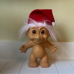 Vintage 90s Russ Troll Doll with Red Hat